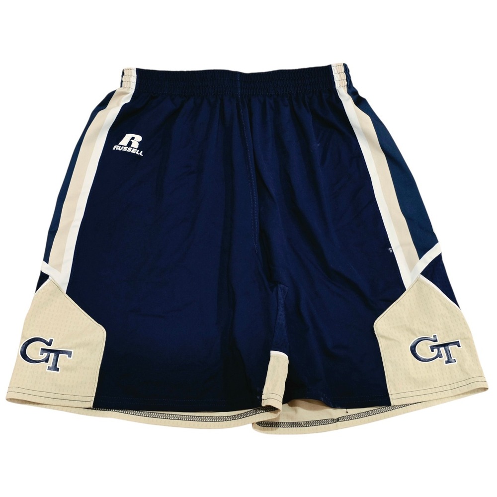 Russell Athletic Georgia Tech Yellow Jackets Basketball Shorts Men's XL Navy